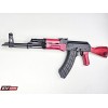 AK47 RIFLE-EXOTIC PURPLEHEART WOOD	